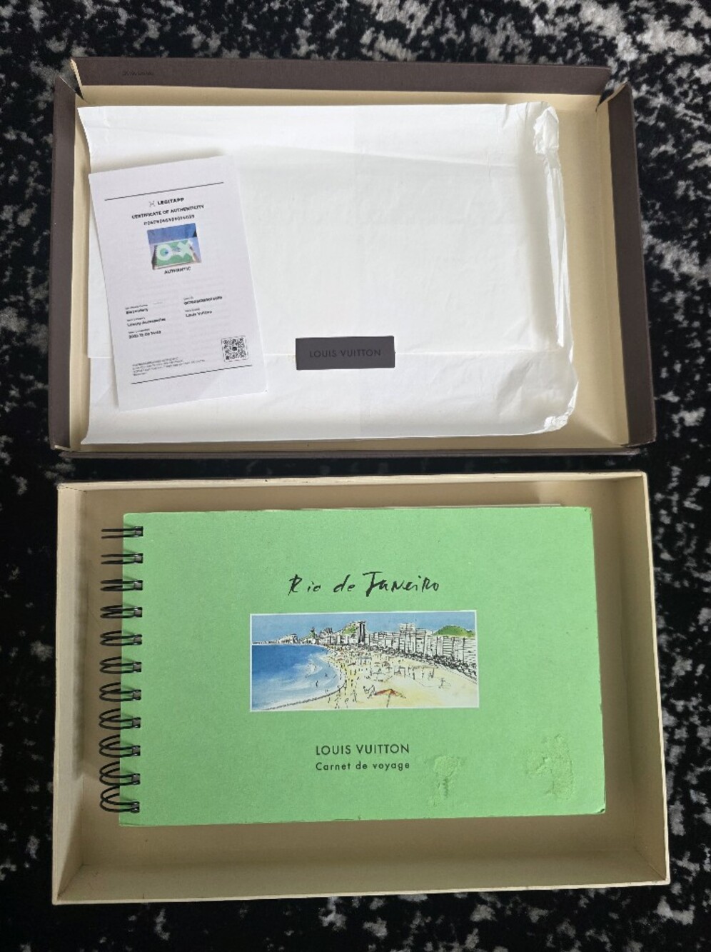 Louis Vuitton Carnet De Voyage Paris Sketchbook Travel Journal Rio Dr Janeiro